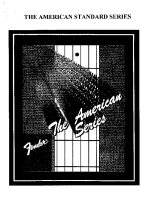 Fender American-Standard-Series-Guitars - Owners Manual-1987